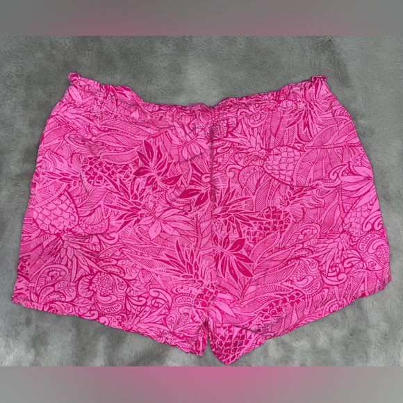 🌴Stella Parker Women's Pink and Blue Shorts - Picture 5 of 11